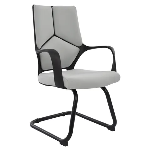 Scaun de conferință HM1074.21, gri, cu cadru negru 64x60x94,5 cm