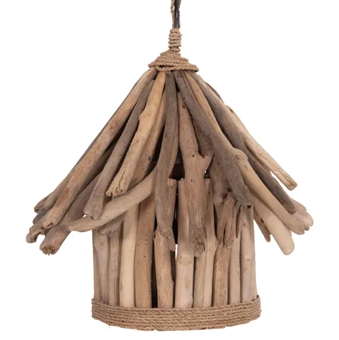 Pendul TREIT HM4874 din lemn natural adus de ape Ø40x73Hcm.[1xE27]